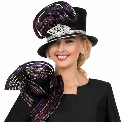 Giovanna D1713-H Church Hat