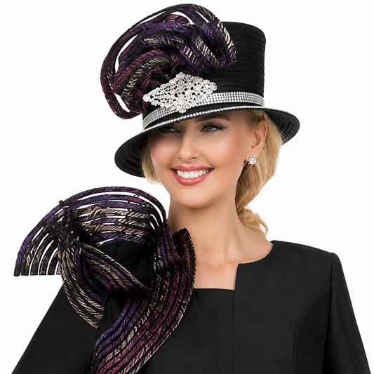 Giovanna D1713-H Church Hat