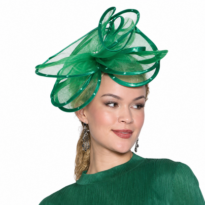 Lily and Taylor H121-GRN Church Hat