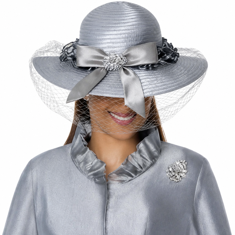 Dorinda Clark Cole 310483-SLV-H Church Hat