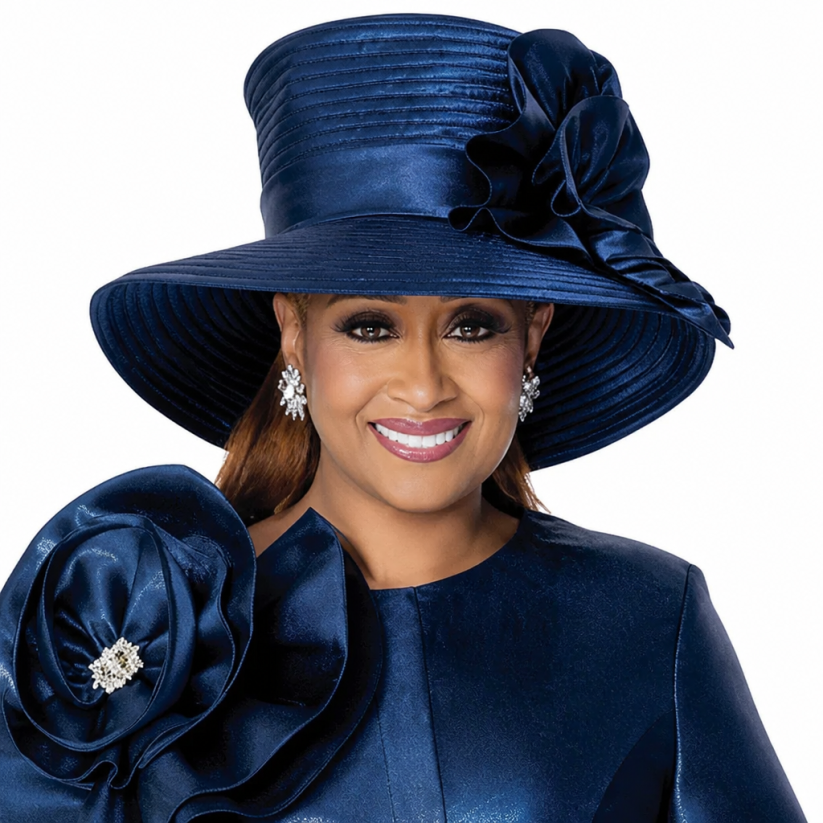 Dorinda Clark Cole 310331-NVY-H Church Hat