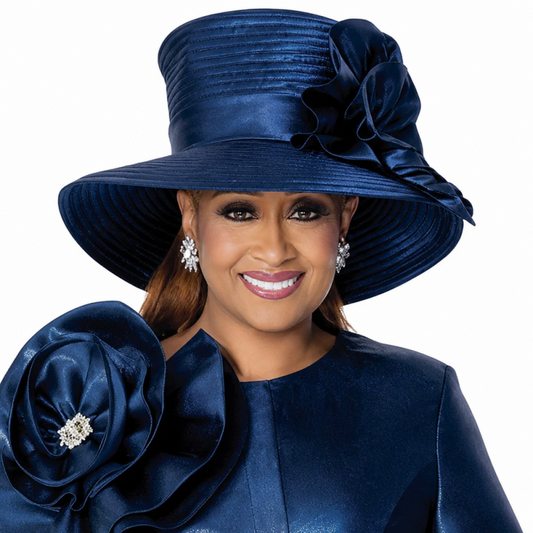 Dorinda Clark Cole 310331-NVY-H Church Hat