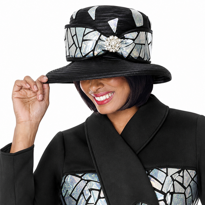 GMI 402082-BLK-H Church Hat