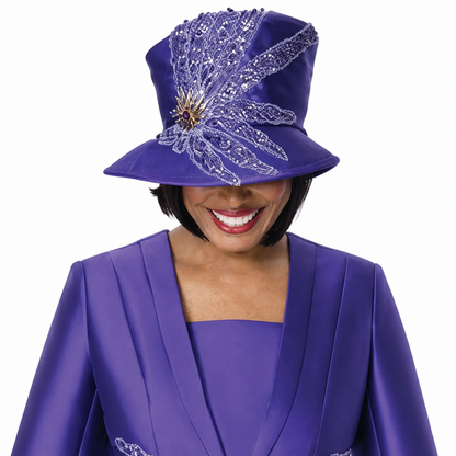 GMI 401942-PUR-H Church Hat