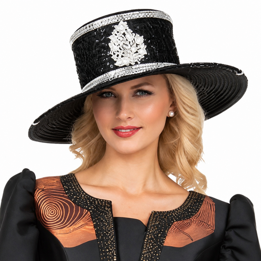 Giovanna D1697-H Church Hat