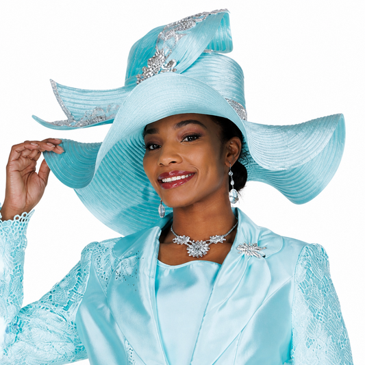 Champagne Italy H6204 Church Hat