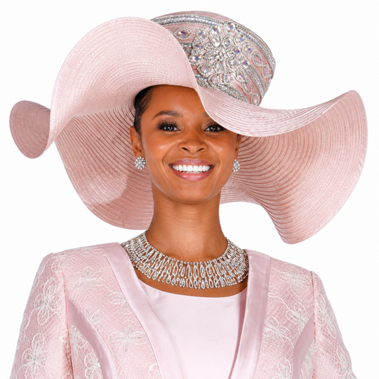 Champagne Italy H6419 Church Hat