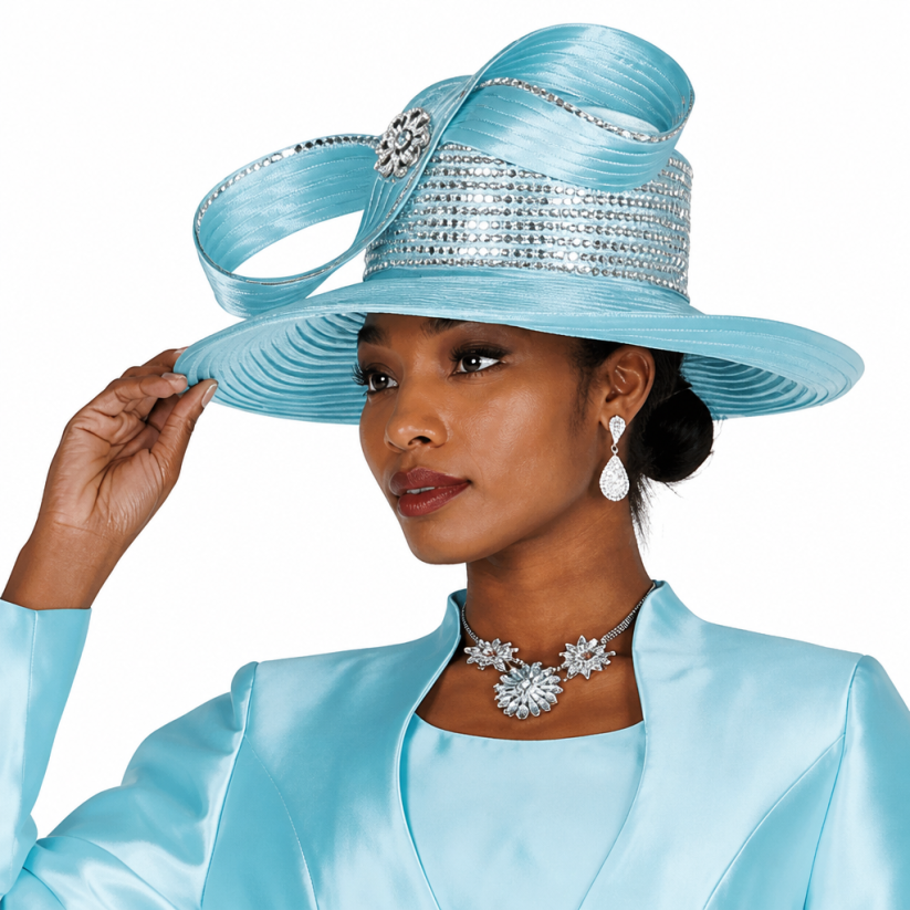 Champagne Italy H6406 Church Hat