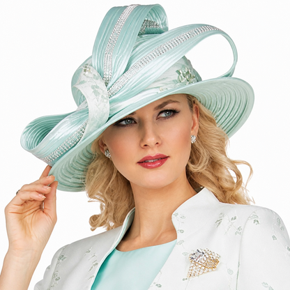 Giovanna 1154-MNT-H Church Hat