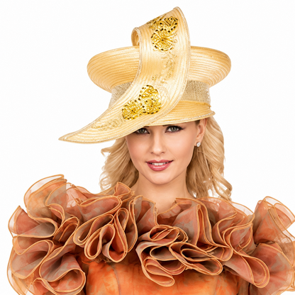 Giovanna D1685-H Church Hat