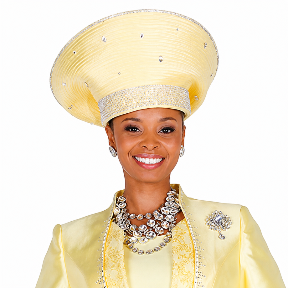 Champagne Italy H6410 Church Hat