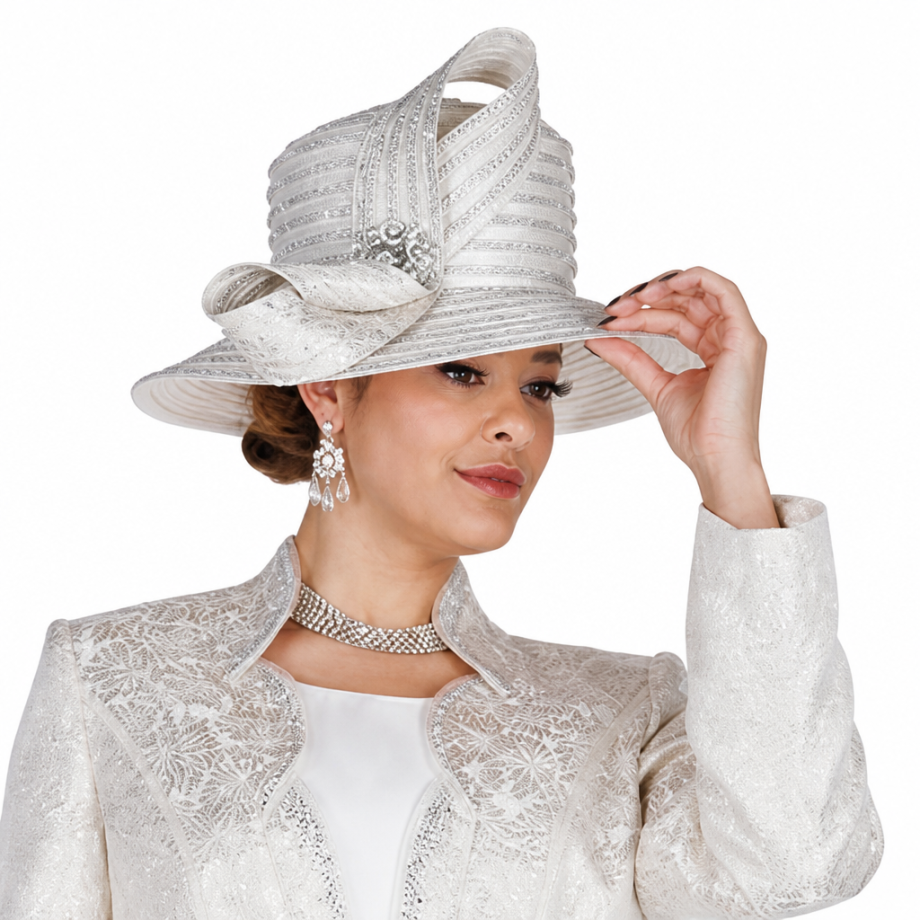 Champagne Italy H6409 Church Hat