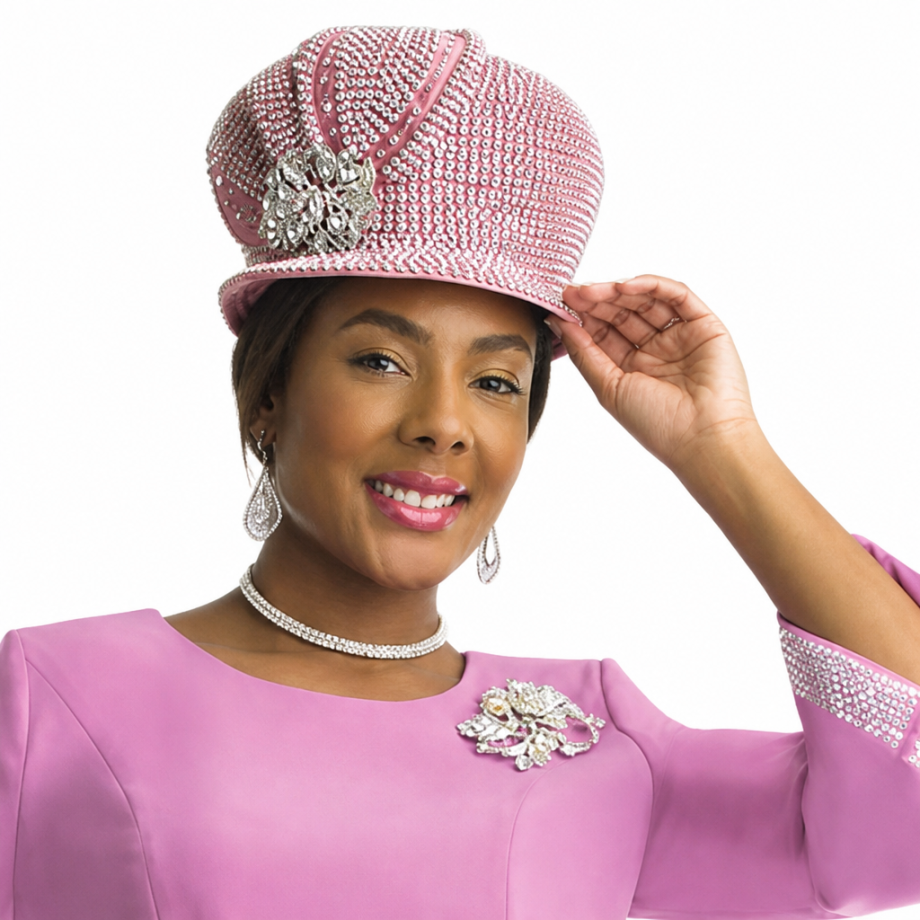 Lily And Taylor 4471-ROSE Church Hat