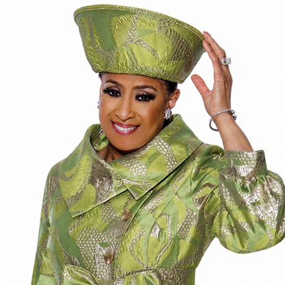 Dorinda Clark Cole 5111-LEM-H-QS Church Hat