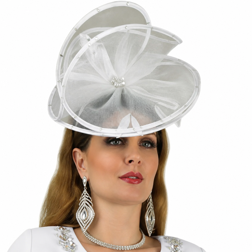 Lily And Taylor 4791-WHT-HAT
