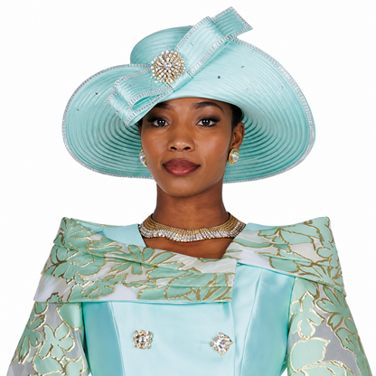 Elite Champagne 6455-H Church Hat