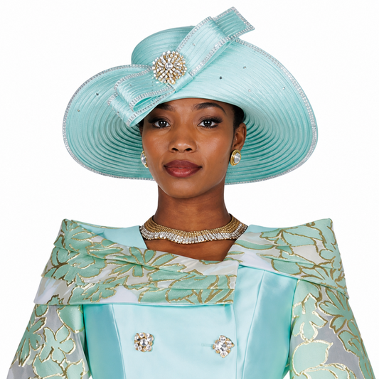 Elite Champagne 6455-H Church Hat