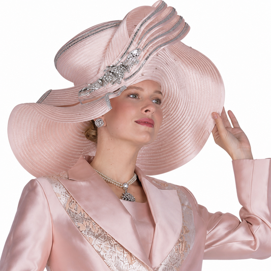 Elite Champagne 6265-MTP-H Church Hat