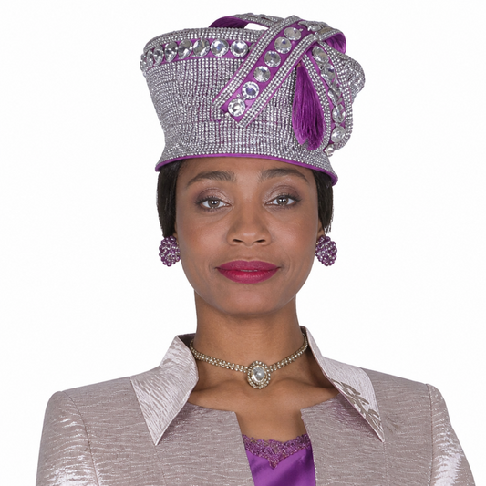 Elite Champagne 6352-H Church Hat