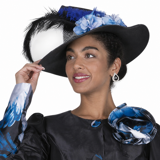 Champagne Italy 6115-BRB-H Church Hat
