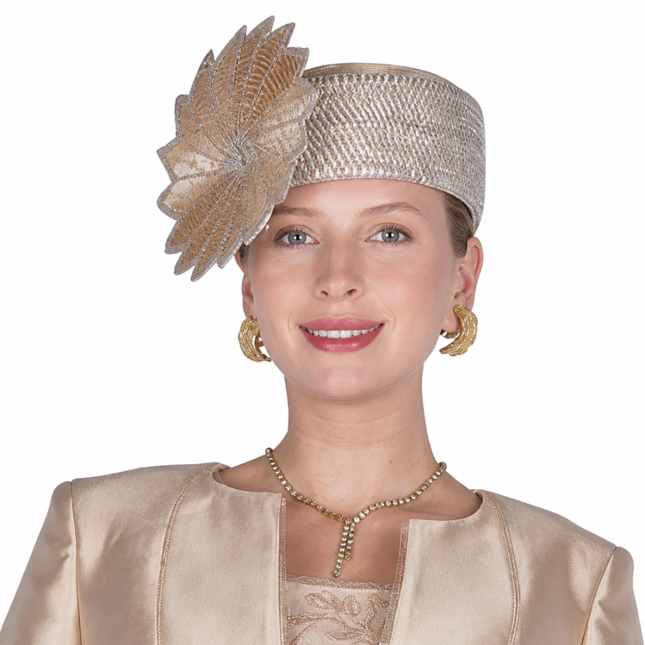 Champagne Italy 6309-H Church Hat