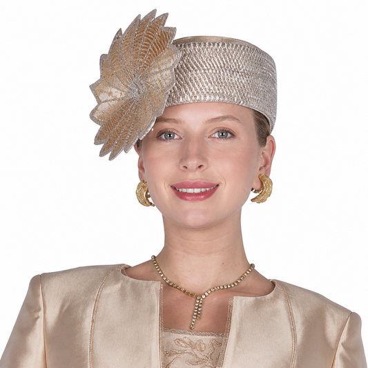 Champagne Italy 6309-H Church Hat