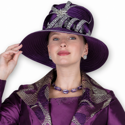 Champagne Italy 6306-H Church Hat