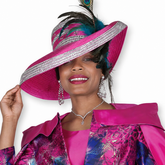 Champagne Italy 6112-FWB-H Church Hat