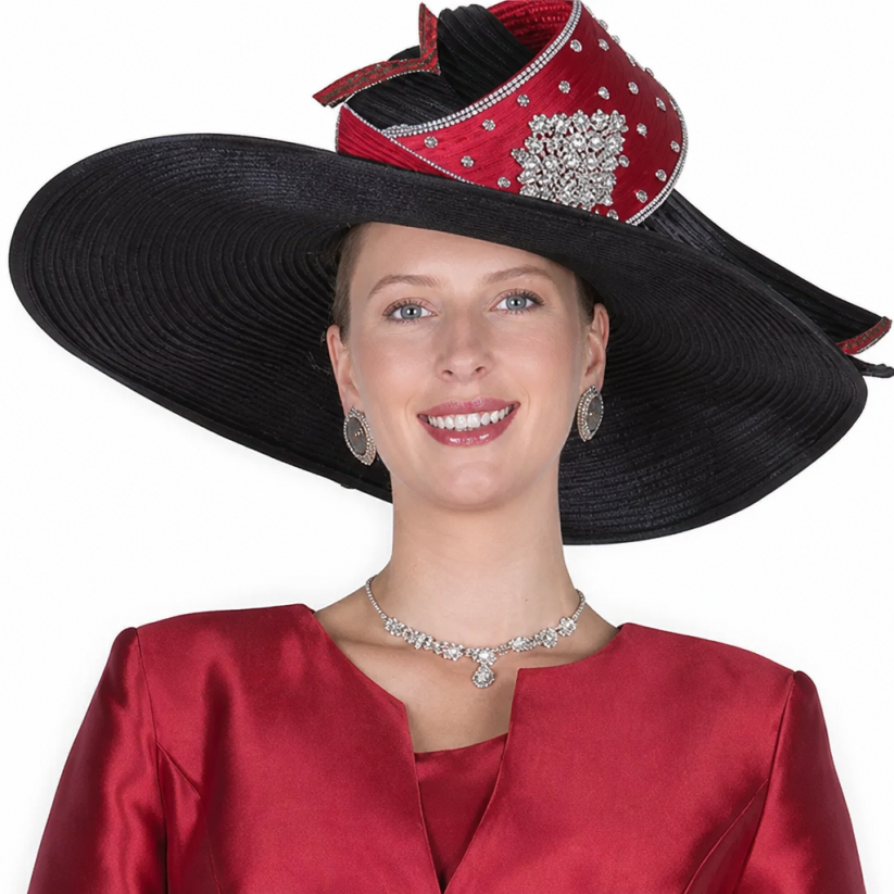 Champagne Italy 6114-RWB-H Church Hat