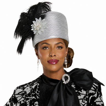 Donna Vinci 12214-QS Church Hat