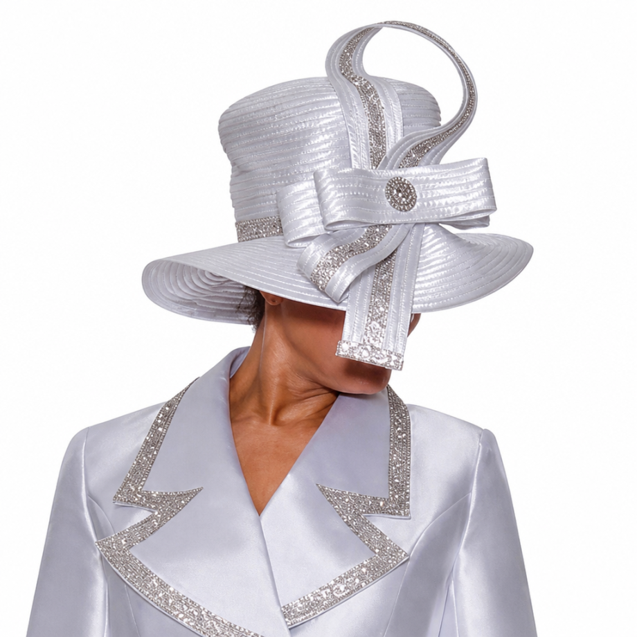GMI 9872-WHT-H Church Hat