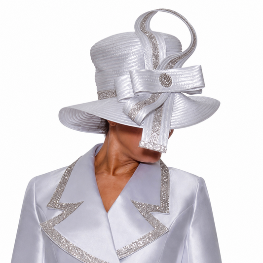 GMI 9872-WHT-H Church Hat