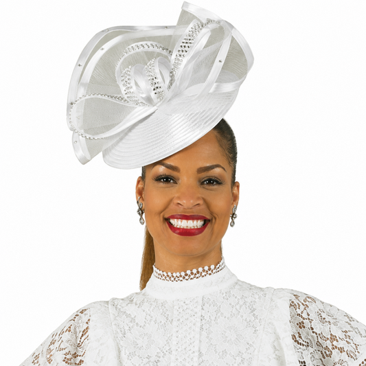 Lily And Taylor 5042-WHT HAT H130