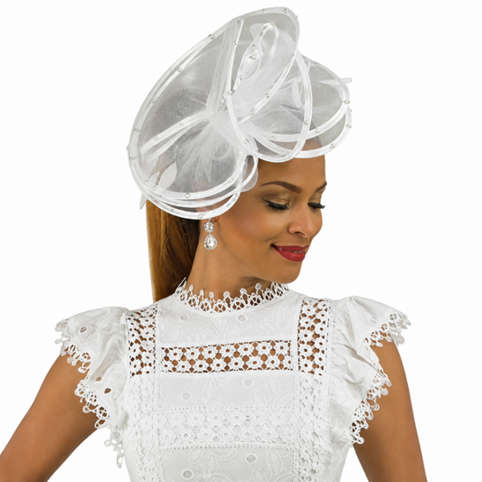 Lily And Taylor 5041-WHT HAT H121