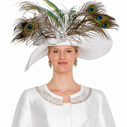 Elite Champagne 6266-H Church Hat