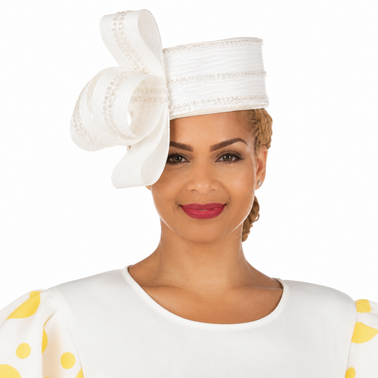 Giovanna DP2402-OFFY Church Hat
