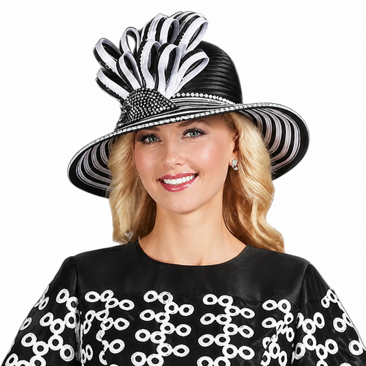 Giovanna D1675-H Church Hat