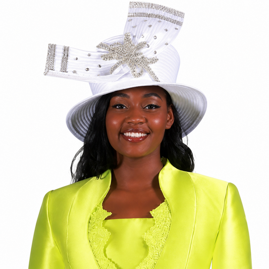 Giovanna G1229-LEM-H Church Hat