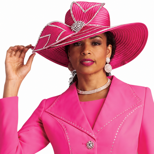 Lily And Taylor 4724-FCH-H Church Hat
