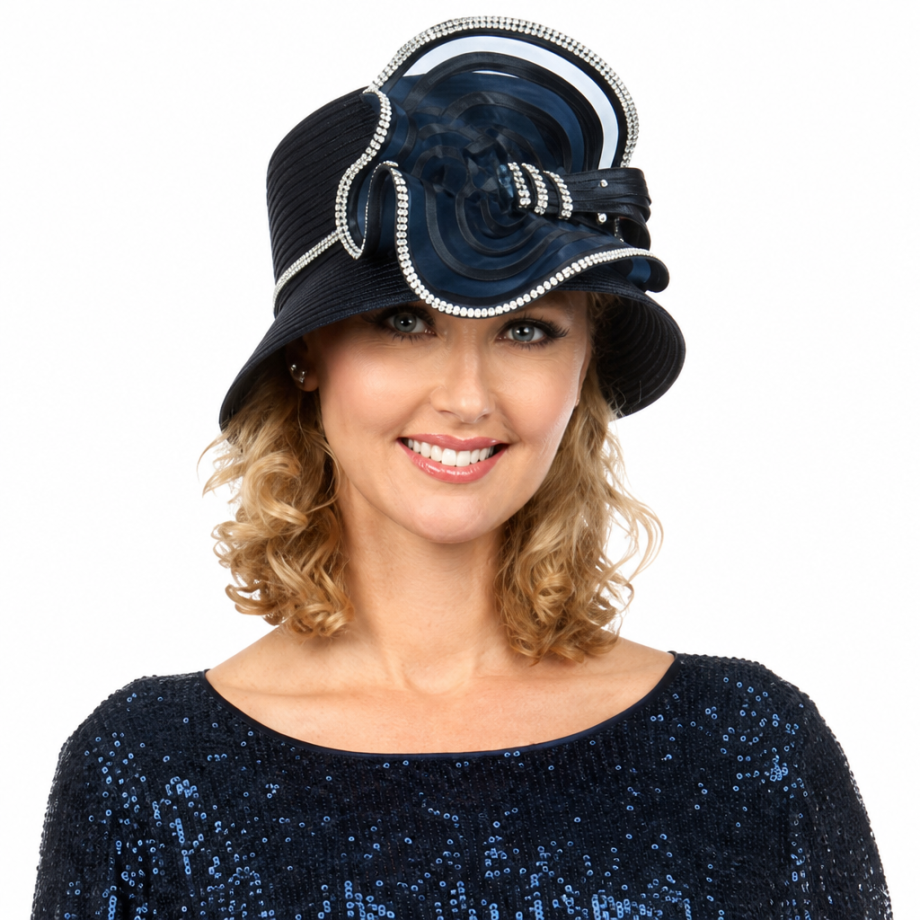 Giovanna D1547-NV Church Hat