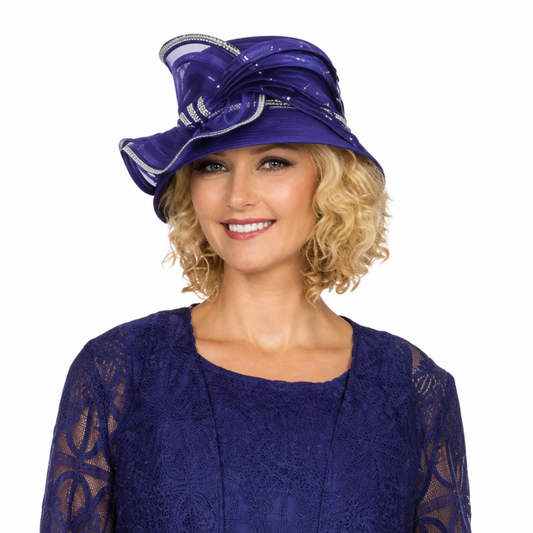 Giovanna 0946-PU Church Hat