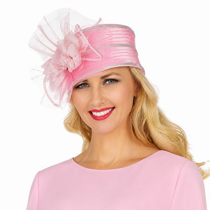 Giovanna D7208-PNK Church Hat