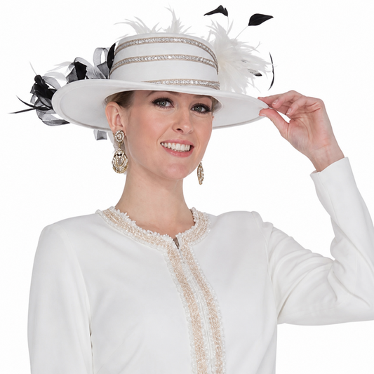 Champagne Italy 5958-H Church Hat