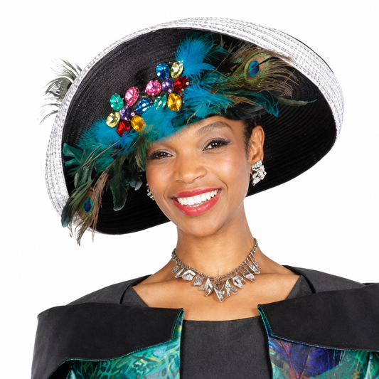 Champagne Italy 6112-H Church Hat