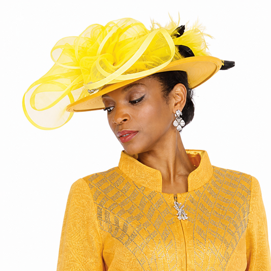 Elite Champagne 5968-H Church Hat