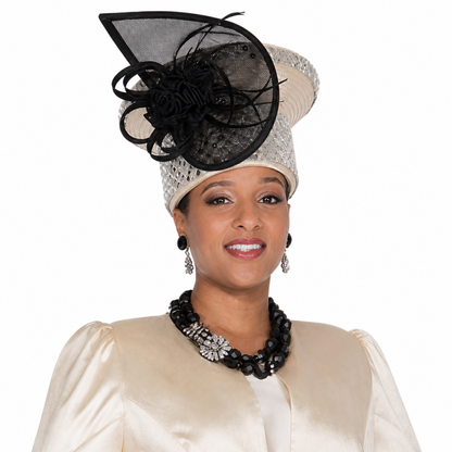 Elite Champagne 6073-YLW Jacket Dress-Hat