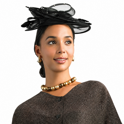 Lily and Taylor H121-BLK-HAT Womens Hat