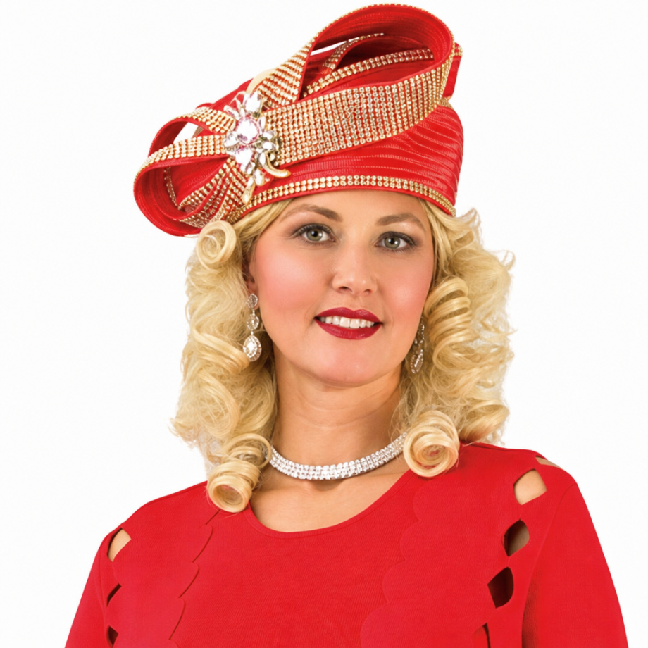 Lily And Taylor 818-RED-Hat