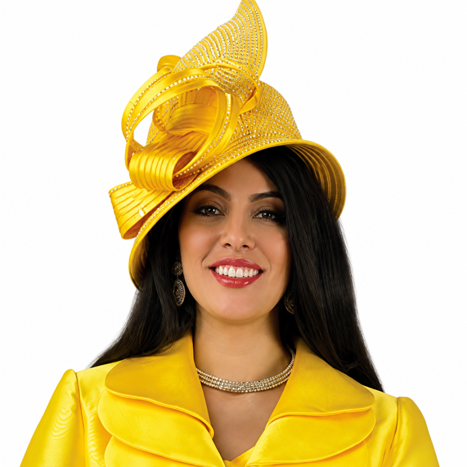 Lily And Taylor 4925-YEL-Hat