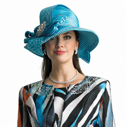 Lily And Taylor 3800-BWM-H Church Hat